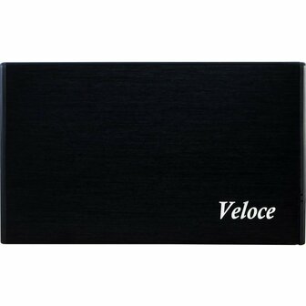 Inter-Tech GD-25612 Aluminium Behuizing voor 2.5&rdquo; SSD/HDD &ndash; USB 3.0