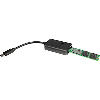 Inter-Tech K-1696-P2 USB-C Adapter voor M.2 NVMe &amp; SATA SSD &ndash; 10Gbps