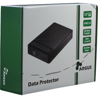 Argus GD-35LK01 Beveiligde Behuizing voor 3.5&rdquo; HDD &ndash; USB 3.0 met Encryptie