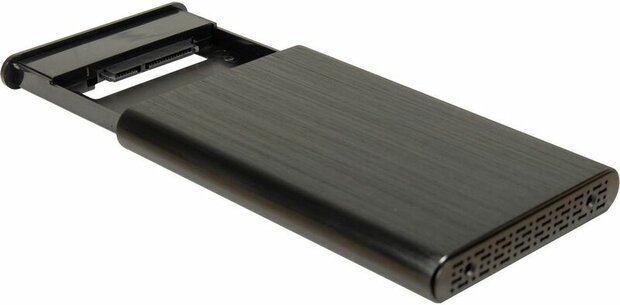 Inter-Tech GD-25010 Aluminium Behuizing voor 2.5” SSD – USB 3.1 Gen2 Type-C