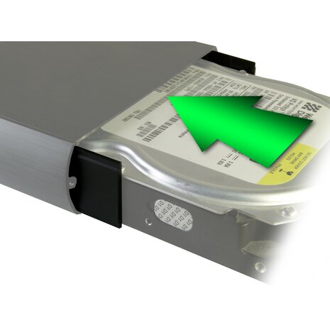Inter-Tech GD-35612 Aluminium Behuizing voor 3.5” HDD – USB 3.0