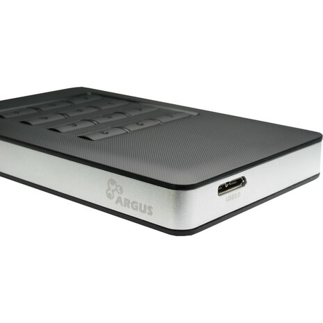 Argus GD-25LK01 Behuizing met Encryptie voor 2.5” HDD/SSD – USB 3.0