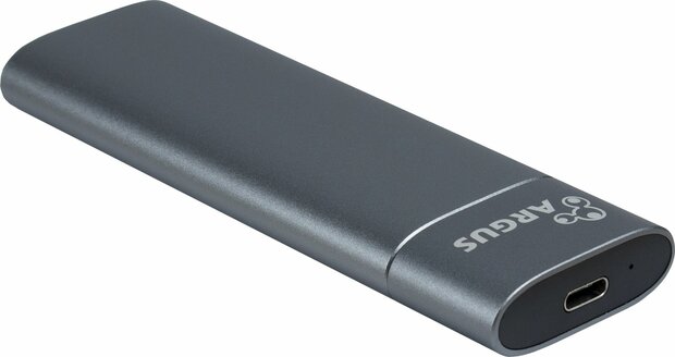 Inter-Tech GD-MS013 Aluminium Behuizing voor M.2 NVMe SSD – USB-C 10Gbps