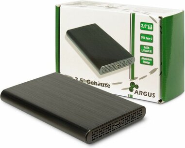 Inter-Tech GD-25010 Aluminium Behuizing voor 2.5” SSD – USB 3.1 Gen2 Type-C Inter-Tech GD-25010 Aluminium Behuizing voor 2.5” SSD – USB 3.1 Gen2 Type-C