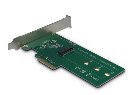 Inter-Tech KT016 PCIe Adapter voor M.2 NVMe SSD – tot 32Gbps Inter-Tech KT016 PCIe Adapter voor M.2 NVMe SSD – tot 32Gbps